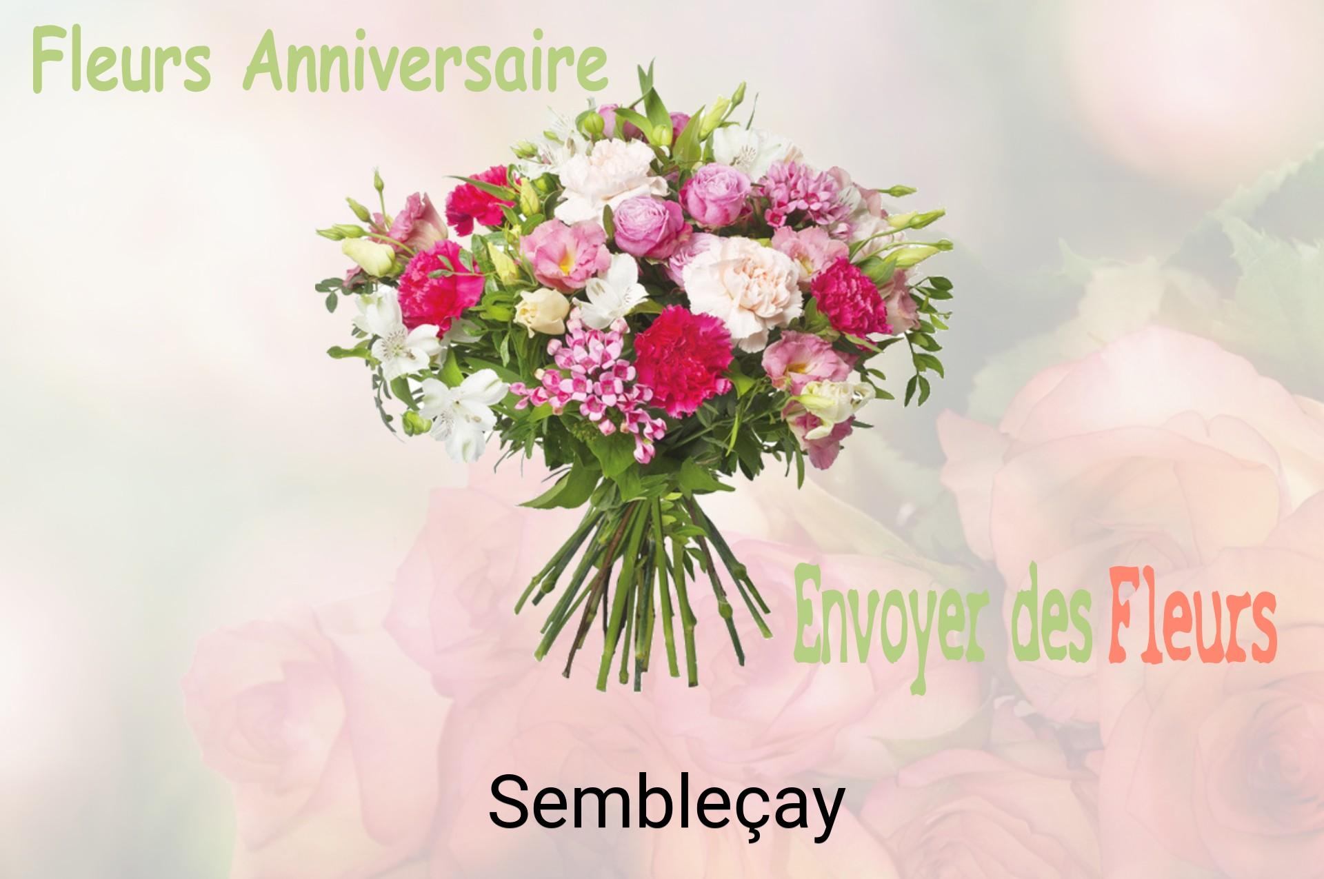 Bouquet de fleurs d’anniversaire livré à Sembleçay